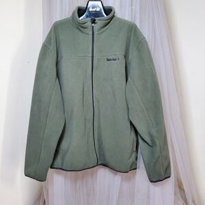 Vintage Timberland Fleece Full Zip Jacket Size 2XL Athleisure Cabincore Outdoor